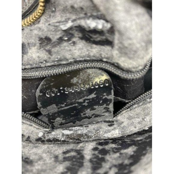 GUCCI Vintage Black Smooth Leather Shoulder Bag - Picture 12 of 12